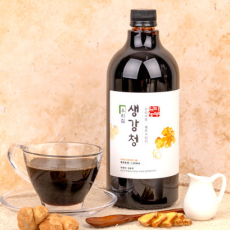 100% 국산 생강으로 진하게 달여 만든 안동 생강차 진액!