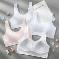 부들부들한 순면안감 성장기 주니어 브라 3종세트