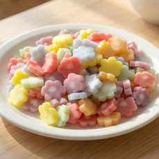 알록달록 무지개 꽃떡국떡 맛도 좋아요!