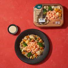 귀리보리 쉬림프 온샐러드