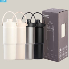 흔들어도 새지 않은 휴대가 편리한 프레포유 세라믹 텀블러♥