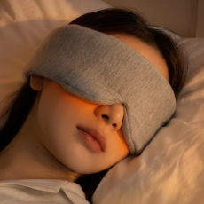 밝은 빛과 소리는 잊고 편안한 숙면에 집중 시켜주는 자요 온열팩 수면안대~!