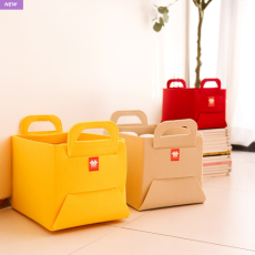 장난감, 생활소품 모두 깔끔 수납! 접이식 펠트 바구니