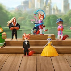 TOP TOY 디즈니 주토피아2 뉴저니 소장용 미니 피규어 랜덤 박스