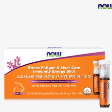 나우푸드 스트레스와 피로 개선 & 간 건강 면역 올인원 에너지샷