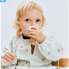 국민육아템! 베이비클로 자기주도 식탁 일체형 이유식 턱받이