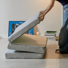 3단 접이식 메모리폼 토퍼 매트리스