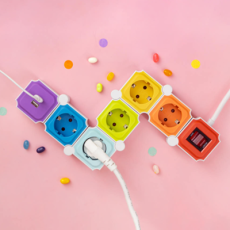 요리조리 멀티탭 5구 1.5m + 붙이는 소화패치