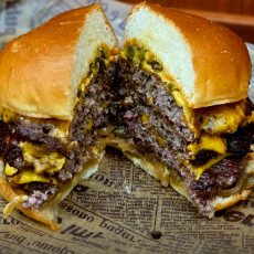 온더그립에서 수제버거 먹어요~