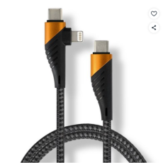 COX C타입-C타입 2in1 PD 65W 초고속 충전 케이블 CWD1.2