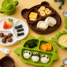 퍼펙션 자기주도 흡착 이유식 실리콘 식기세트