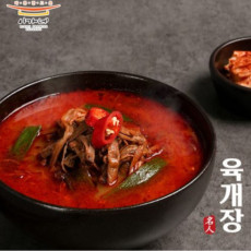 한우사골 베이스에 칼칼한 맛을 더한 이재수명인 육개장!