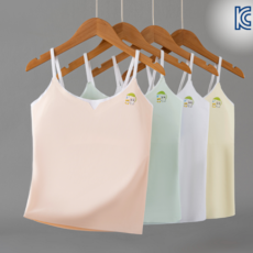 올틴 주니어 KC인증 패드내장 성장기 끈나시 4P세트 초등학생 1단계 브라 런닝