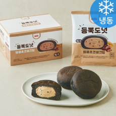 벨리푸드 듬뿍도넛 말차쿠앤크생크림 + 땅콩초코생크림