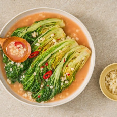 보리김치, 톡톡 씹히는 고소함!