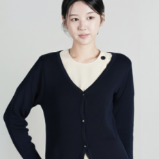 간호사 가디건 여성 병원 간호 유니폼 네이비