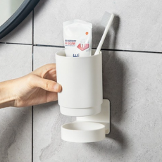 에쉬하우스 무타공 프리미엄 깔끔정리 욕실 컵 홀더 세트