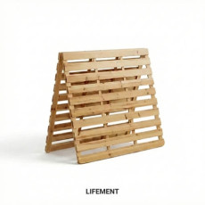 라이프먼트 베이직 접이식 저상형 원목 매트리스 깔판 침대 프레임 4단!