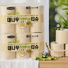 걱정없이 사용하는 머트리얼테크닉 대나무 4겹 화장지♥