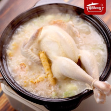 맛있는 가마솥 누룽지 영계백숙♥