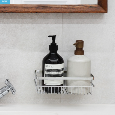 무타공 스마트접착 다용도 미니 선반