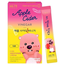 쌍계명차 잔망루피 애플사이다비니거 사과!