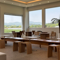 황룡강 축제 전 필수 방문! 논뷰와 소금빵이 맛있는 '카페여유'