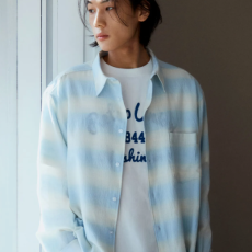 올데이 린넨라이크 체크 셔츠