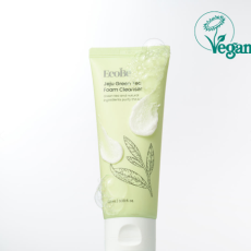 자극없이 말끔하게 에코비 제주 녹차 약산성 폼 클렌저!