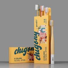 치공 PLA 옥수수 칫솔 4P