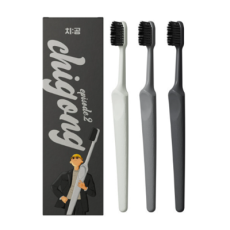 치공 옥수수 숯모 칫솔 3P