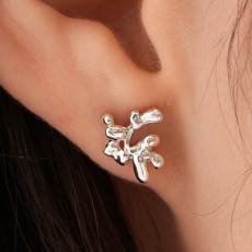 코랄블룸 귀걸이 (925silver Coral bloom earring)
