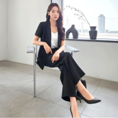 이안 여름 정장 반팔 세트