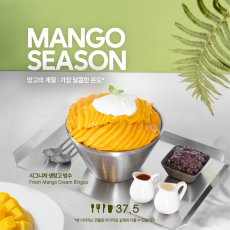 37.5 일산식사점에서 생망고 빙수 맛보세요♥