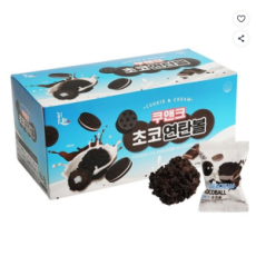 국내산 곡물 함유 건강 간식! 쿠앤크 초코 연탄볼