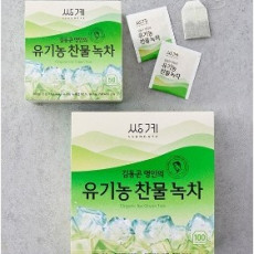 유기농 찬물녹차 50티백!