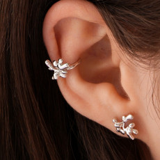 코랄 블룸 이어커프 (925silver Coral bloom earcuff)