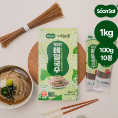 [릴스/10,000p] 순솔 100% 메밀면 1kg