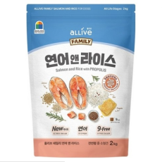 대주펫푸드 올리브 전연령 패밀리 연어앤라이스 사료
