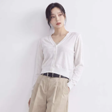 여름 V넥 젤리 가디건