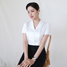 승무원 블라우스 엘르2 날개BL