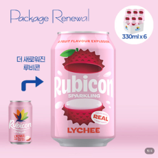 루비콘 탄산 리치 330ml 6캔 영국 북미 1위!