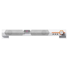[쿠팡] COX 인피니티 미러 LED USB 사운드바 화이트!