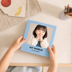 아이를 위한 맞춤, 스냅스 보드북 제작해보세요!