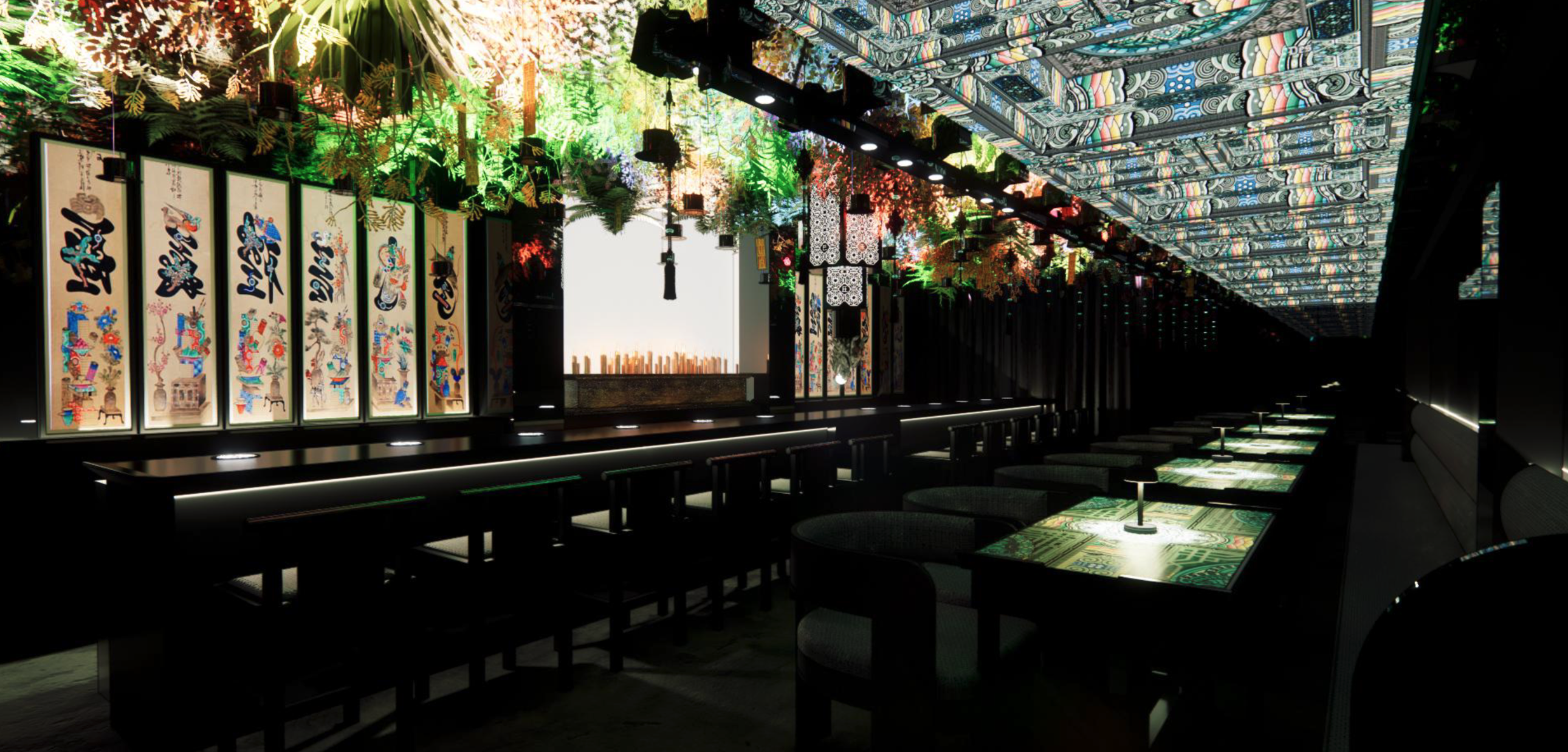 [서울/용산] 이색적인 인테리어로 핫한 한식다이닝 주신당 용산점