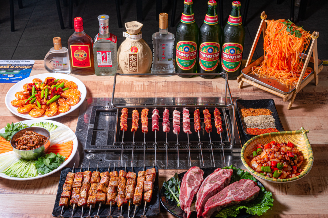 [서울/건대] 양꼬치거리 스탬프 투어 오두막양꼬치에서 즐기세요!