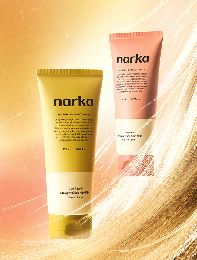 [블로그] 나르카 키링 헤어 마스카라 기획 세트&스트레이트 슬릭 헤어 밀크