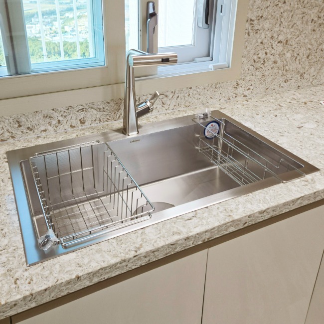 [릴스] 싱크볼 하나로 고급스러운 주방 인테리어 변신!