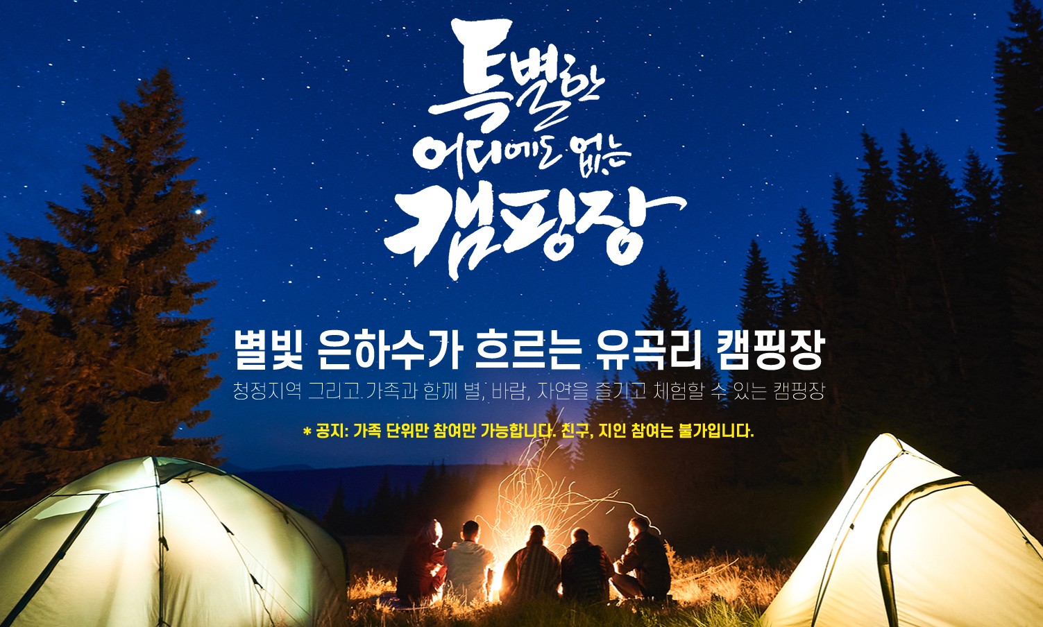 [릴스/철원] 별빛 은하수가 흐르는 유곡리 캠핑장